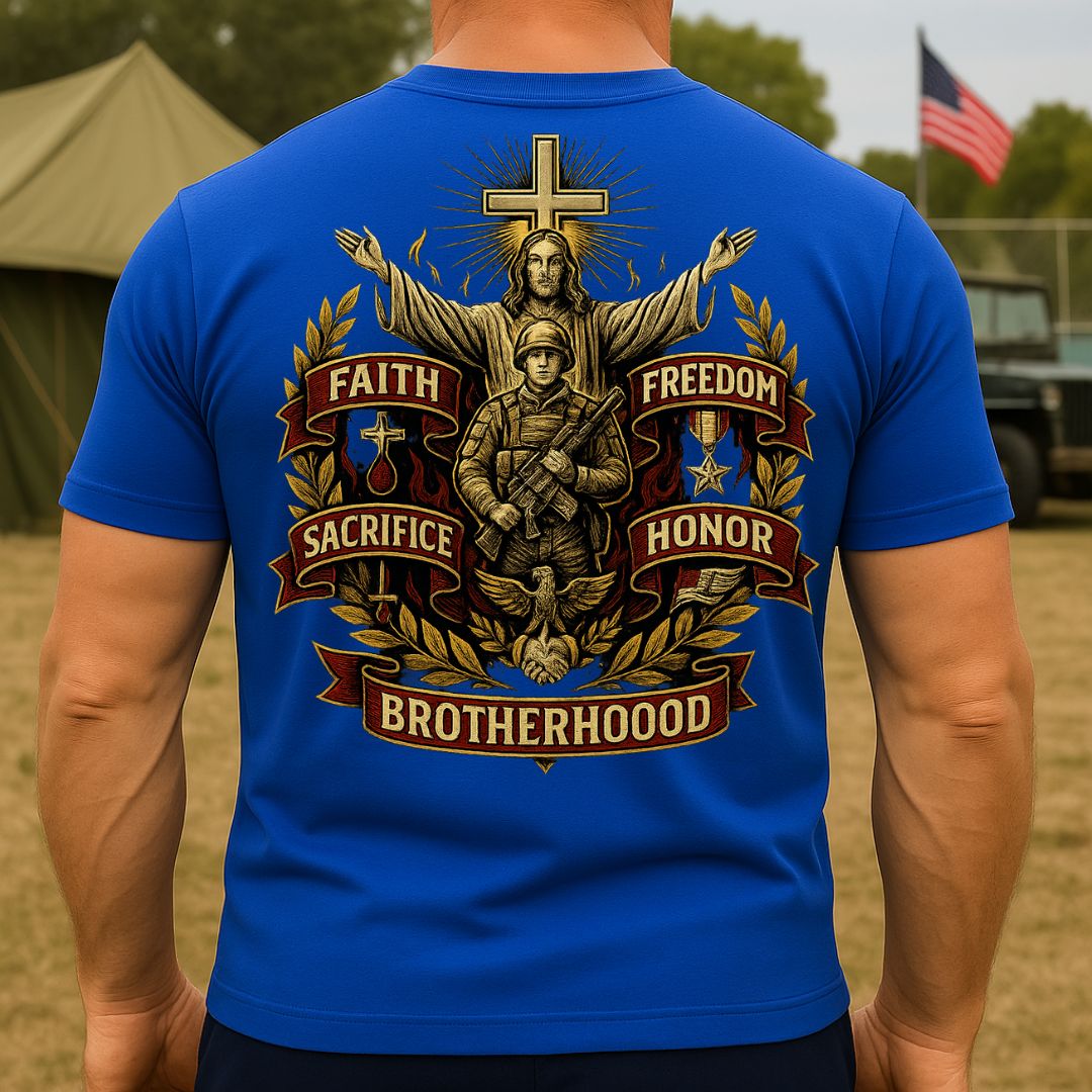 Honor and Sacrifice – Military Christian T-Shirt