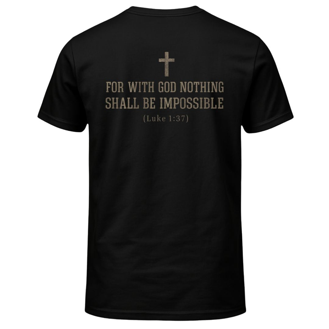 Faith Over Fear – Strength Through Christ Tee