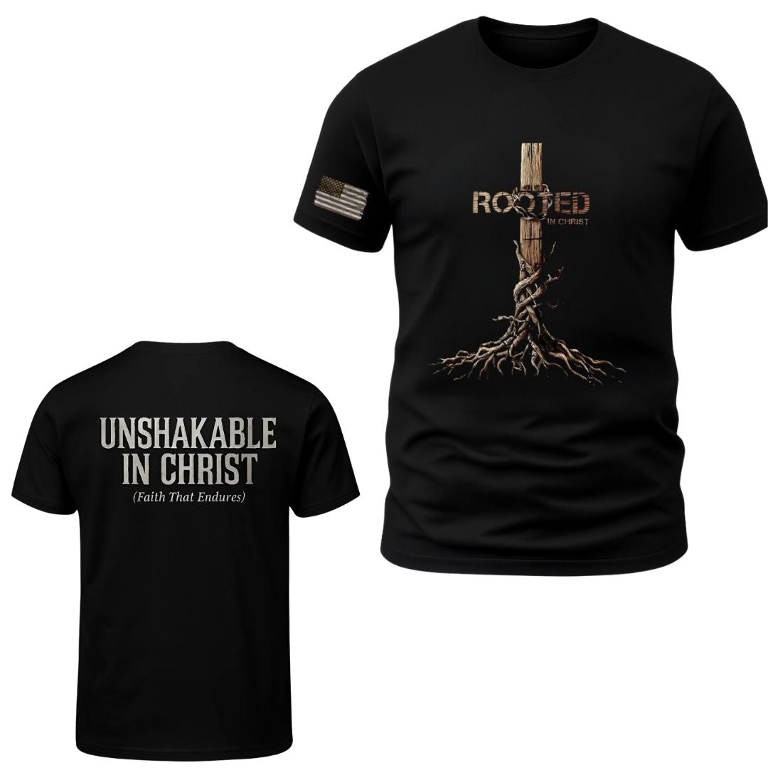 Rooted in Christ – Unshakable Faith Tee