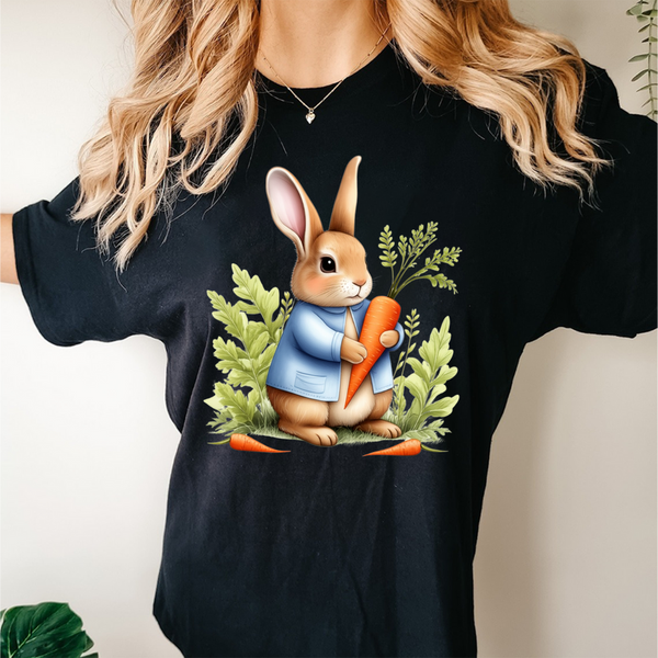 Hop Into Happiness – Adorable Bunny T-Shirt