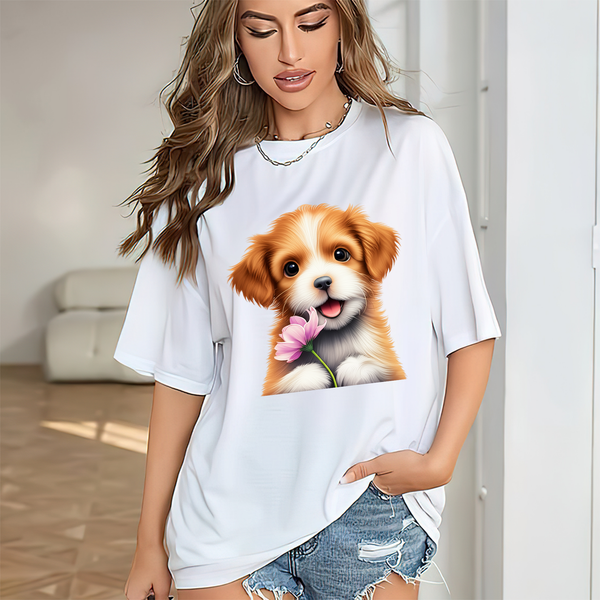 Puppy Power – Funny Dog Lover Graphic Tee