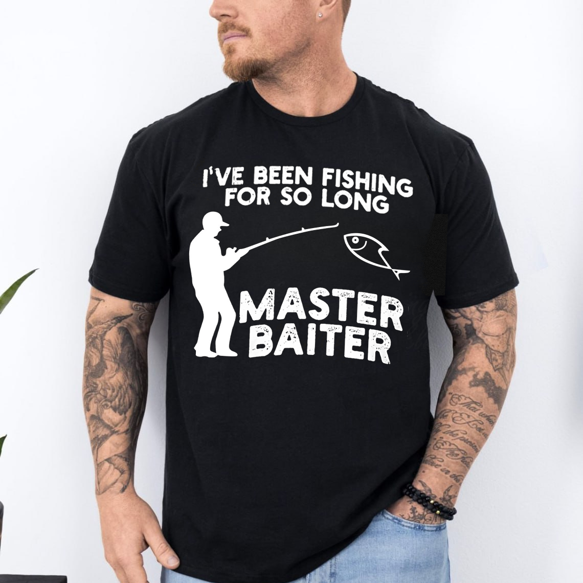 Master Baiter Funny Fishing T-Shirt, I've Been Fishing For So Long Shirt, Humor Fisherman Tee, Gift for Anglers