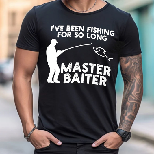 Master Baiter Funny Fishing T-Shirt, I've Been Fishing For So Long Shirt, Humor Fisherman Tee, Gift for Anglers