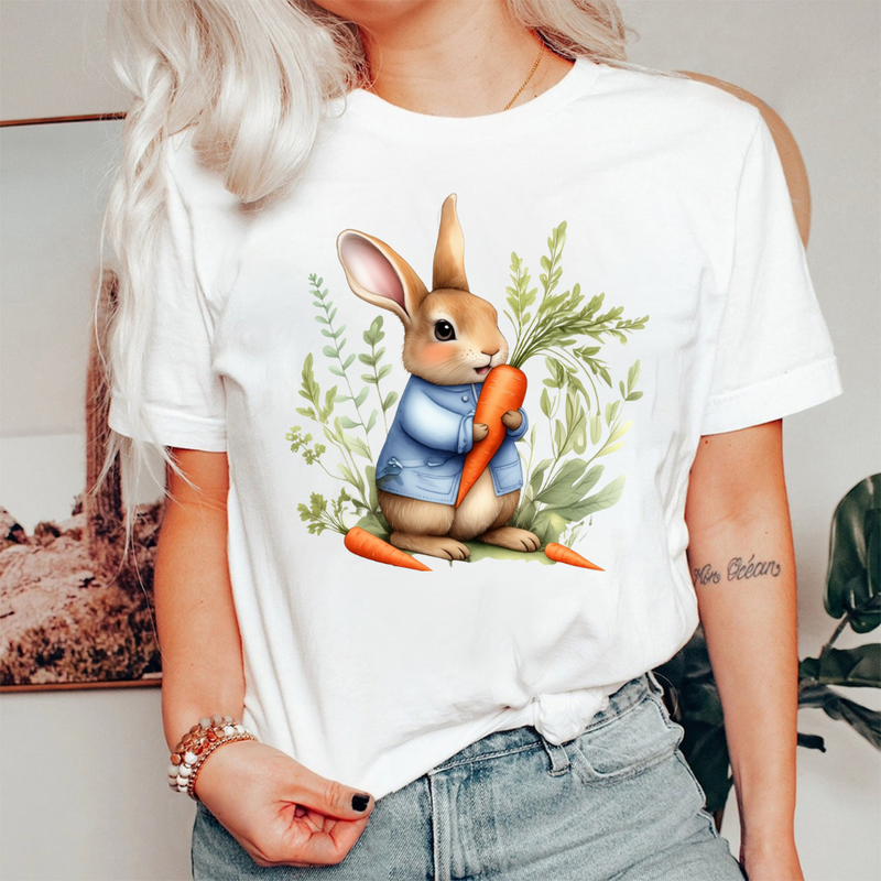 Hop Into Happiness – Adorable Bunny T-Shirt