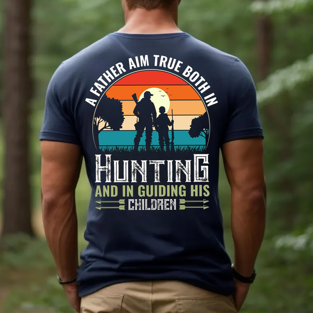 Father and Son Hunting T-Shirt, Deer Hunting Shirt for Dads, Family Hunter Gift Tee