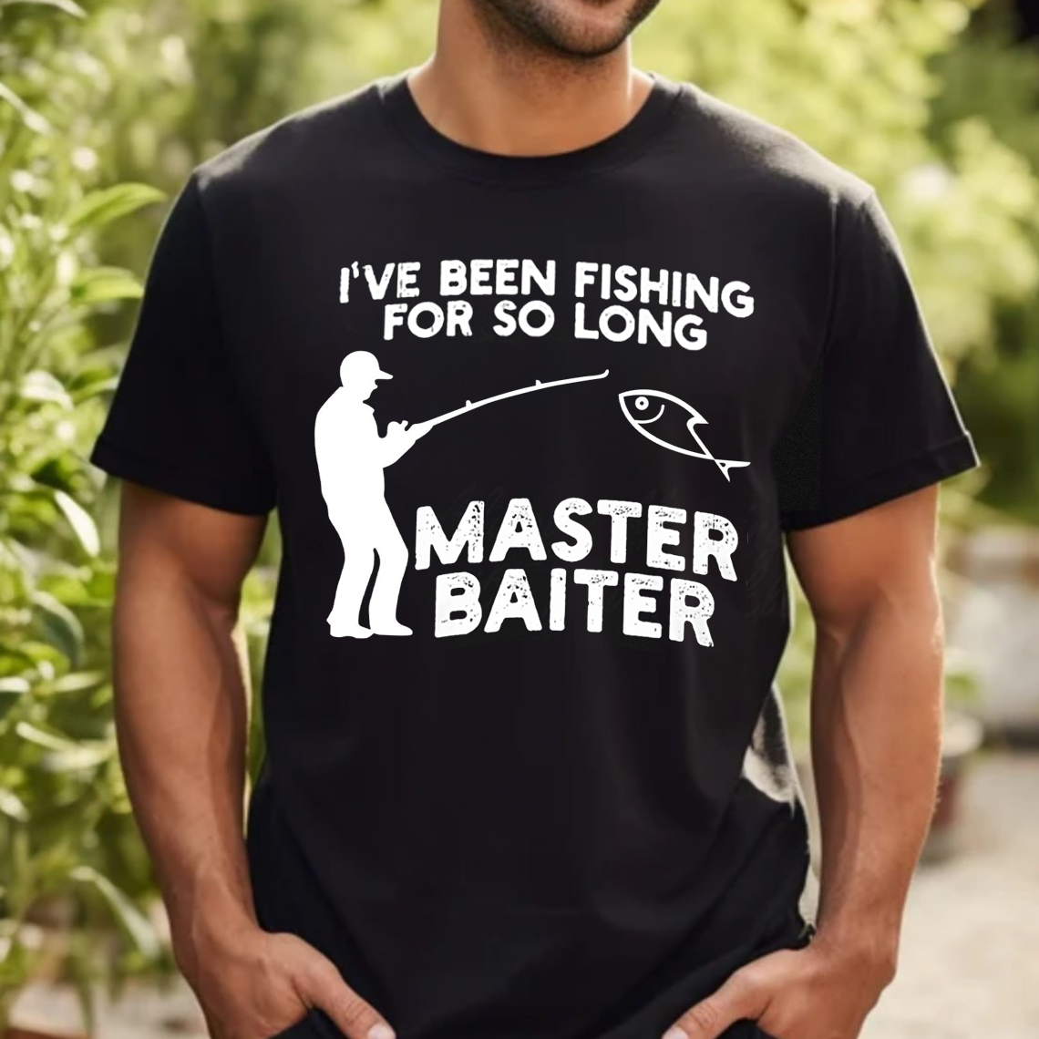 Master Baiter Funny Fishing T-Shirt, I've Been Fishing For So Long Shirt, Humor Fisherman Tee, Gift for Anglers