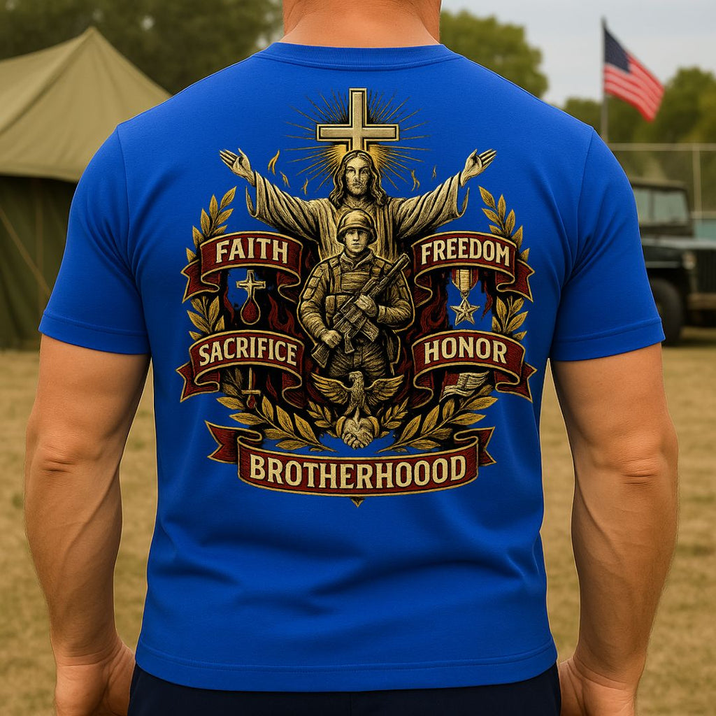 Honor and Sacrifice – Military Christian T-Shirt