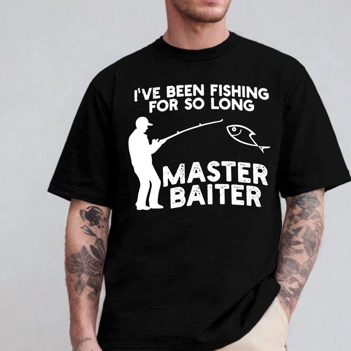 Master Baiter Funny Fishing T-Shirt, I've Been Fishing For So Long Shirt, Humor Fisherman Tee, Gift for Anglers