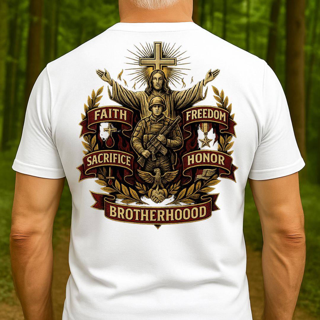 Honor and Sacrifice – Military Christian T-Shirt